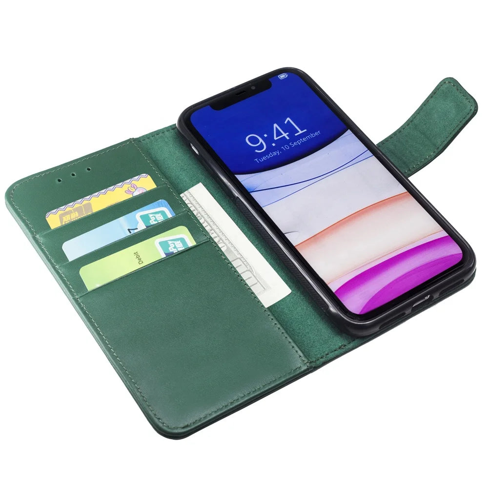 Natural Leather Folio Wallet Phone Case for Samsung Galaxy Z Fold Series image 6