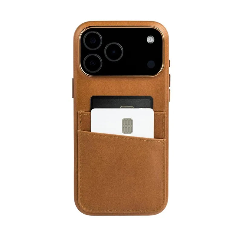 Genuine Leather Wallet Phone Case for iPhone 17 Series image 8