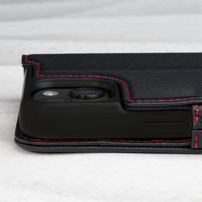 Aaronscase Genuine Leather iPhone 14 Pro Max Wallet Case (Wholesale / Manufacturer)