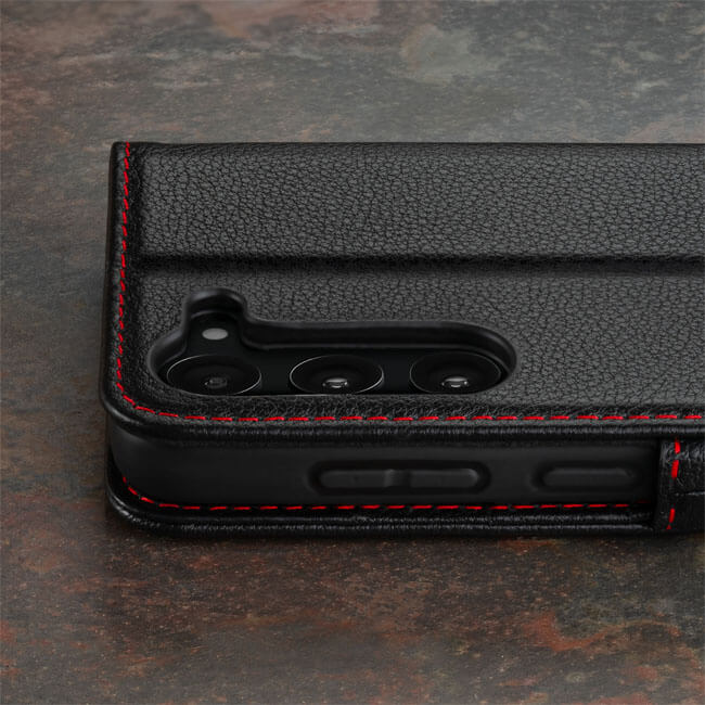 Aaronscase Leather Phone Case for Samsung (Wholesale/Manufacturer)