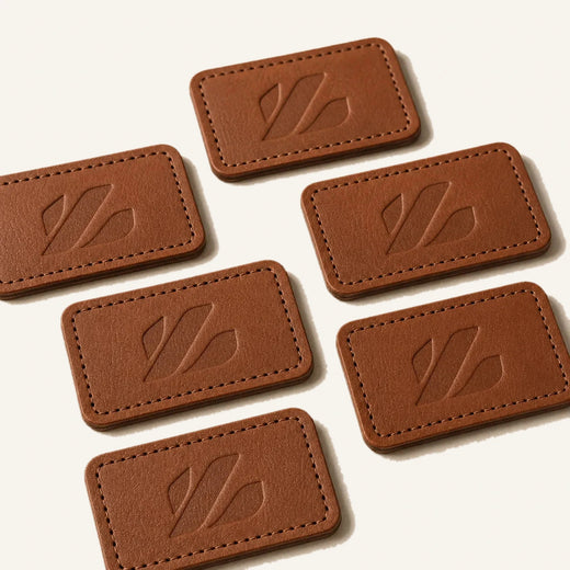 Debossed Leather Patches for Hats (Wholesale/OEM Manufacturer)
