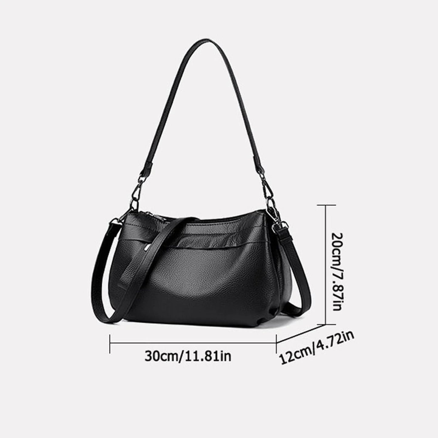 Multi-Pocket Hobo Crossbody Bag custom OEM reference 01183304 - detail view