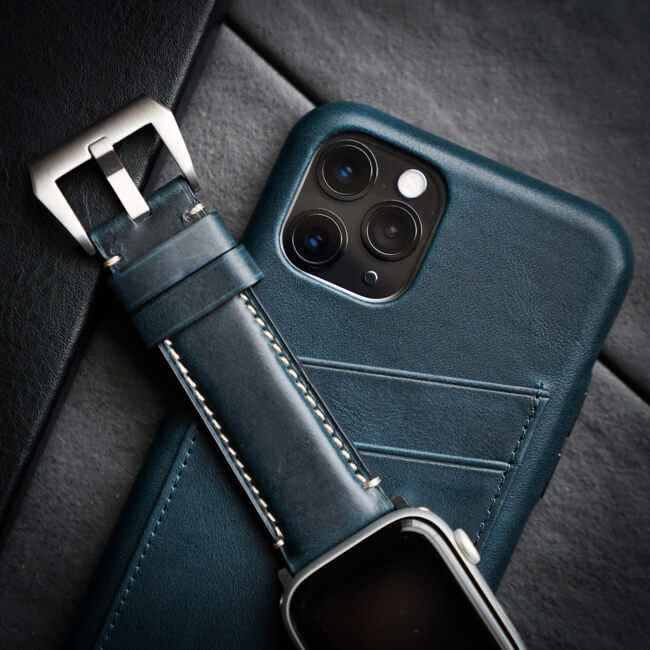 Aaronscase Genuine Leather iPhone 15 Pro Case (Wholesale/Manufacturer)