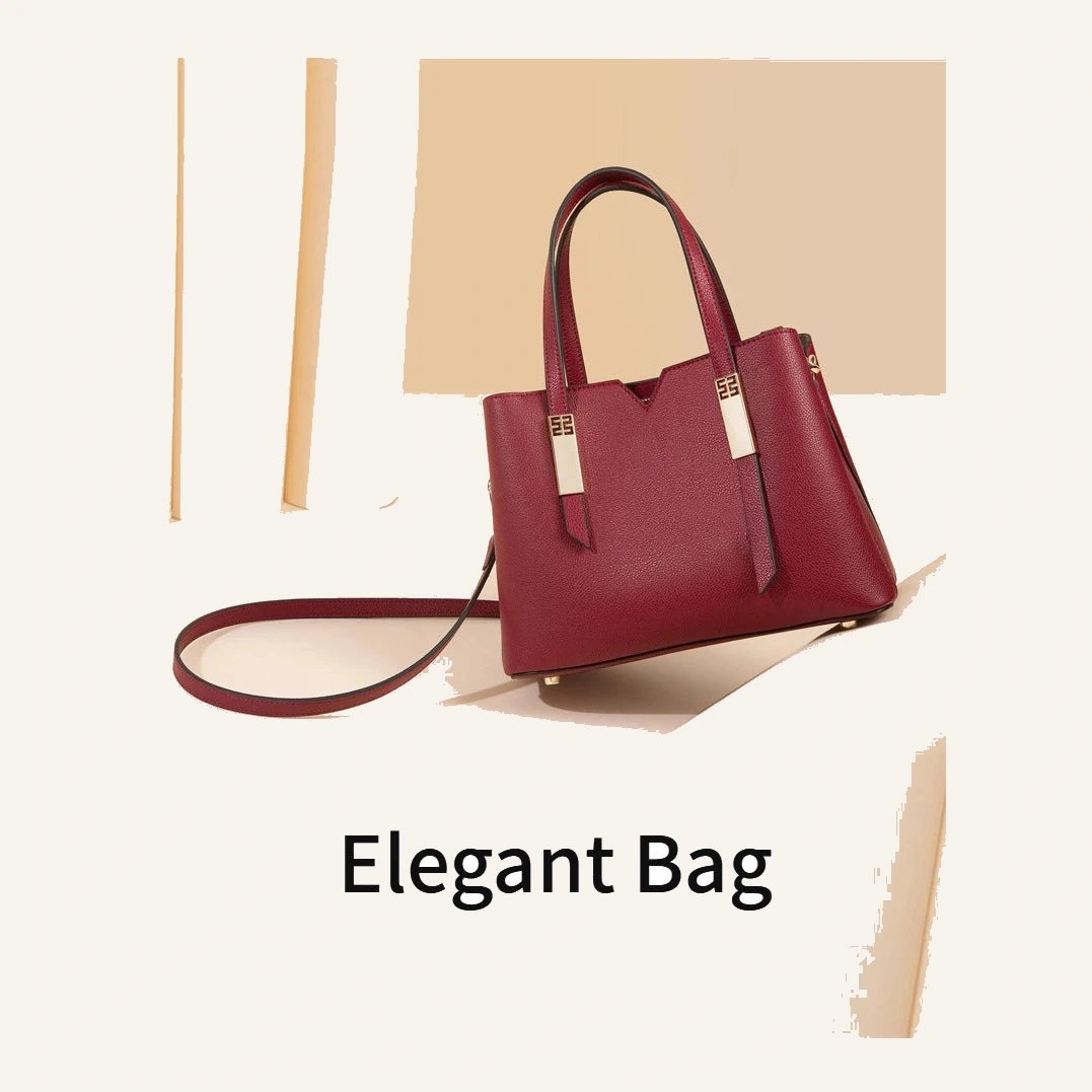 Large Genuine Leather Zip Tote Handbag - image 8