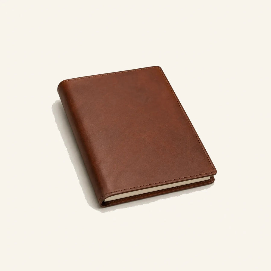 Custom leather journal notebook cover for logo embossing