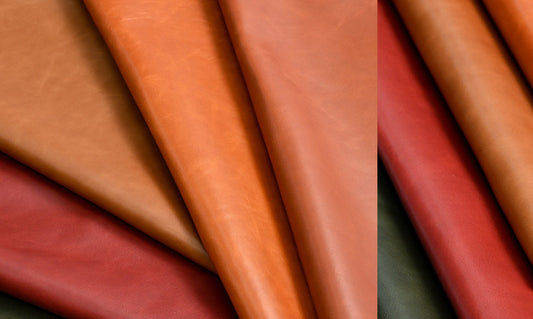 Oil-wax leather surface for OEM material selection