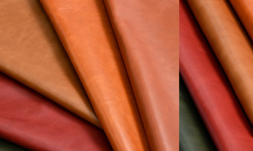 Oil-wax leather surface for OEM material selection