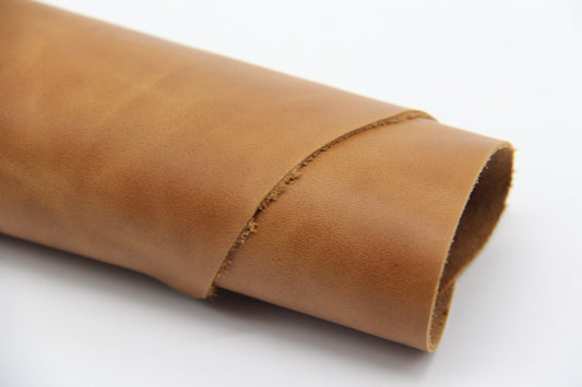 Natural leather sheet prepared for OEM and ODM leather goods development