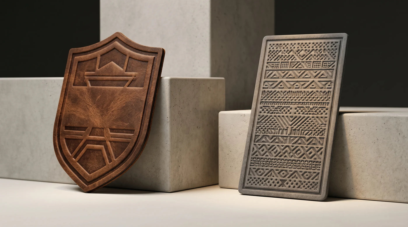 Custom Leather Patches for Hats Custom Manufacturing Portfolio