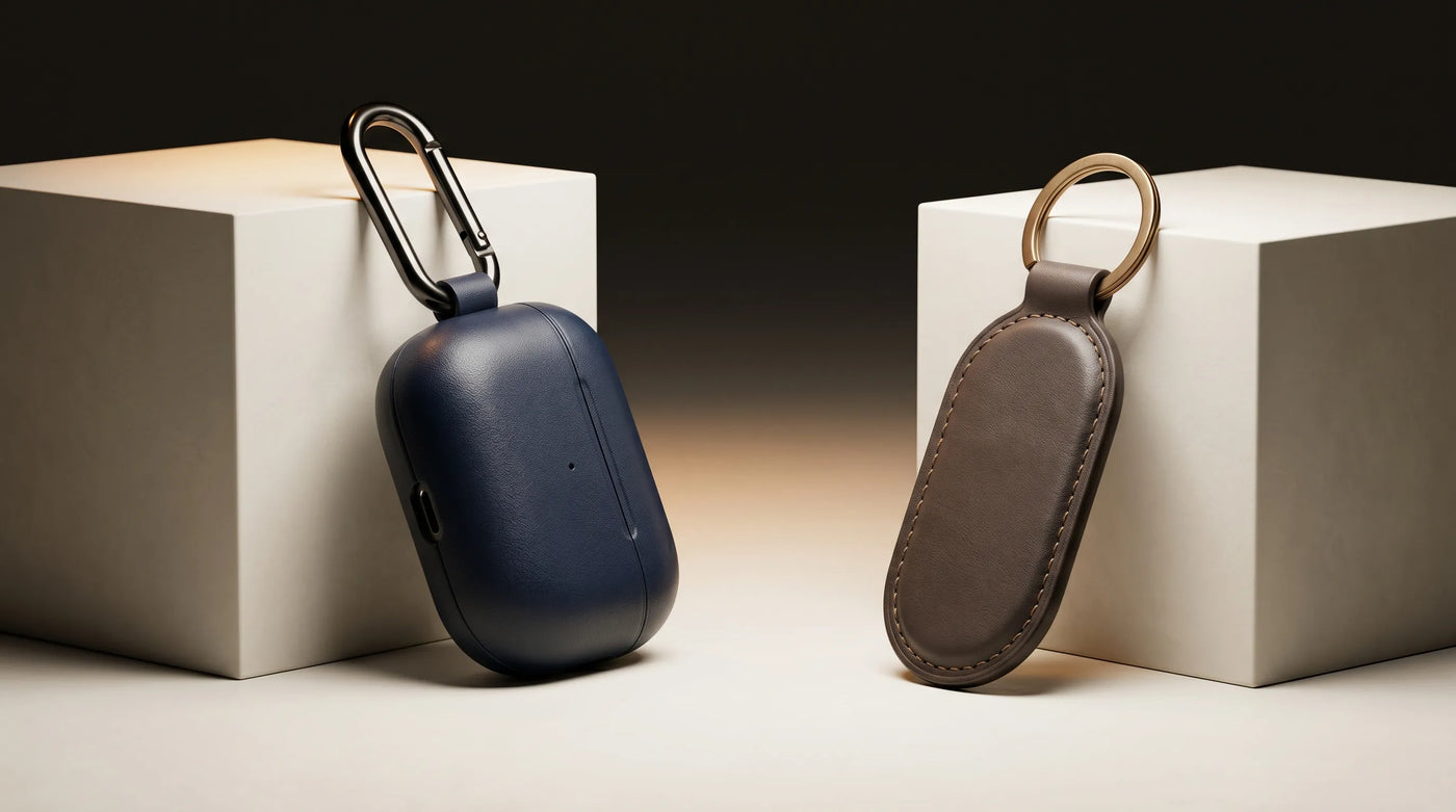 Wholesale Leather AirPods Cases & Keychains Custom Manufacturing Portfolio