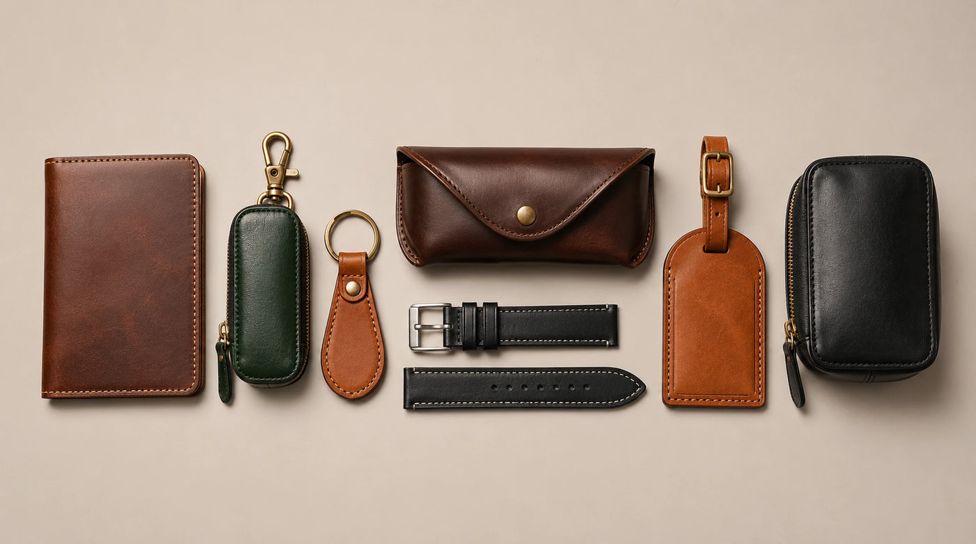 Custom Leather Accessories & Small Goods Custom Manufacturing Portfolio