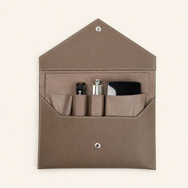 Genuine Leather Cosmetic Pouch for Makeup Essentials (Wholesale/OEM Manufacturer)