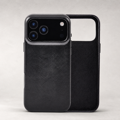 Wholesale Slim Genuine Leather Anti EMF Phone Case for iPhone 17 Pro Max OEM Manufacturer