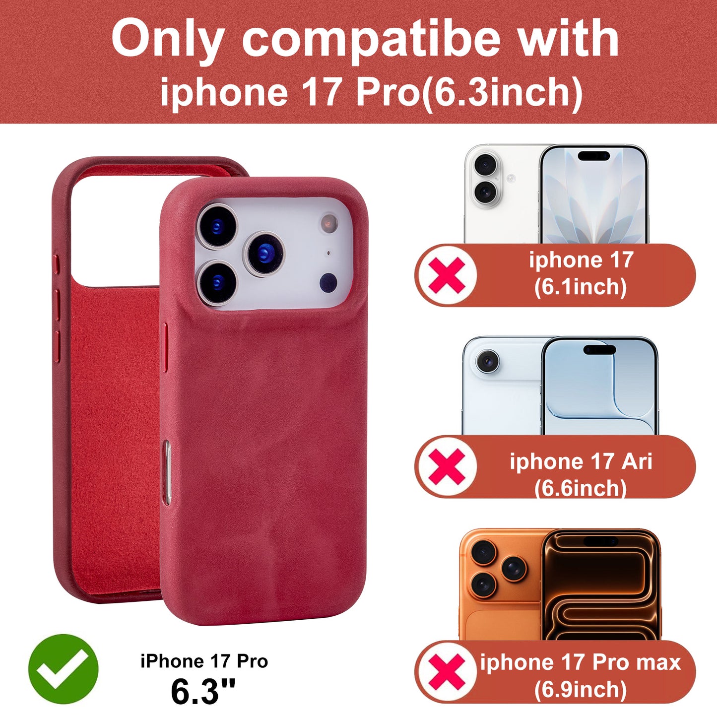 Wholesale Anti EMF Genuine Leather Phone Case for iPhone 18 Pro Max OEM Manufacturer