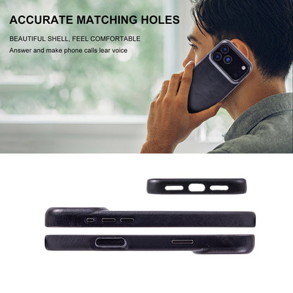 Wholesale Slim Genuine Leather Phone Case for iPhone 18 Pro Max OEM Manufacturer