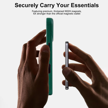 Wholesale Green Genuine Leather Phone Case for iPhone 16 Pro Max Custom Logo Manufacturer