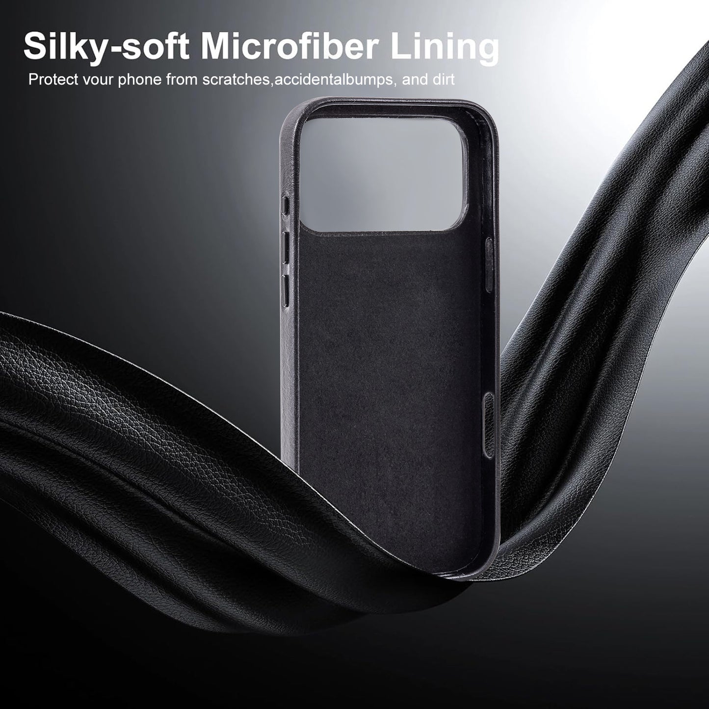 Wholesale Slim Genuine Leather Phone Case for iPhone 18 Pro Max OEM Manufacturer