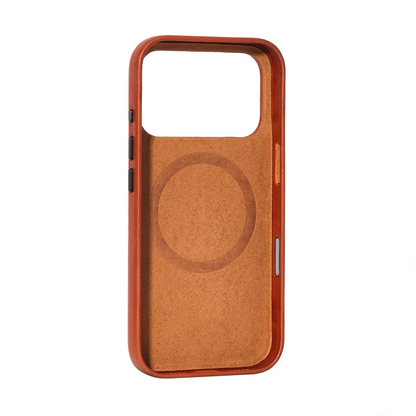 Aaronscase Genuine Leather 2-in-1 Detachable MagSafe Wallet Case (Wholesale/Manufacturer)