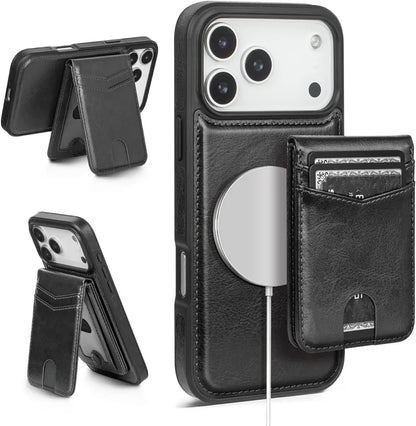 Genuine Leather RFID Wallet Phone Case for iPhone 17 Series - image 6