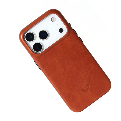Aaronscase Genuine Leather 2-in-1 Detachable MagSafe Wallet Case (Wholesale/Manufacturer)