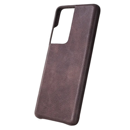 Cowhide Leather Slim Phone Case for Customizable Device Models image 6