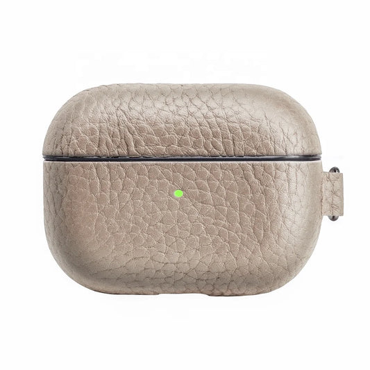 Pebble Leather AirPods / Earphone Case for AirPods Model Range - image 1