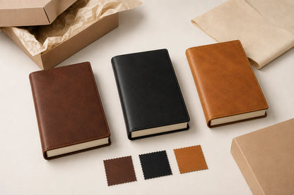 Capa de Sketchbook de Couro para Artistas — OEM Personalizado