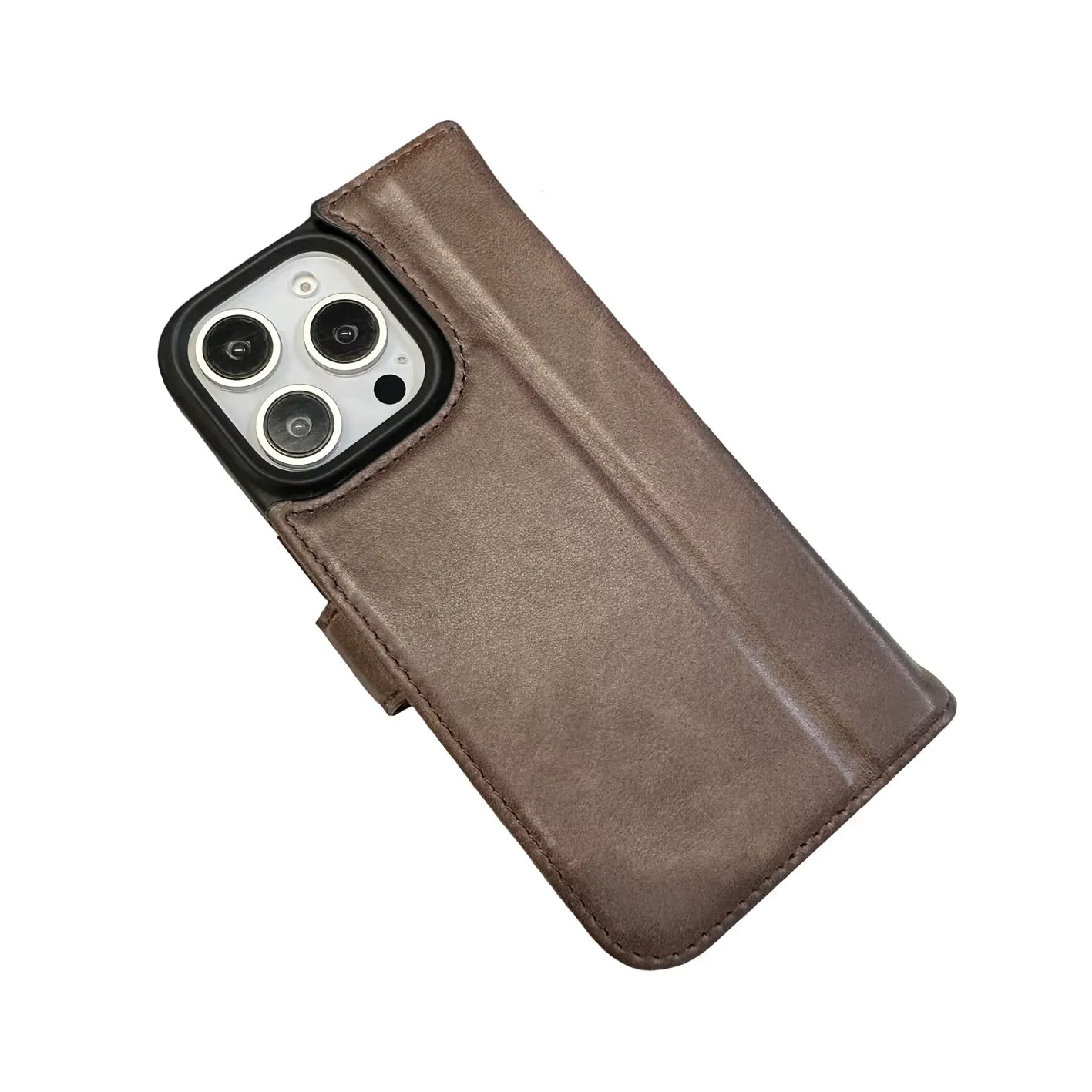 Genuine Leather Phone Case for iPhone 16 Series image 7