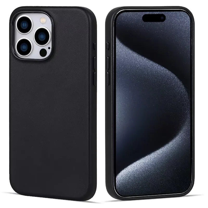 Genuine Leather Phone Case for iPhone 15 Series image 6