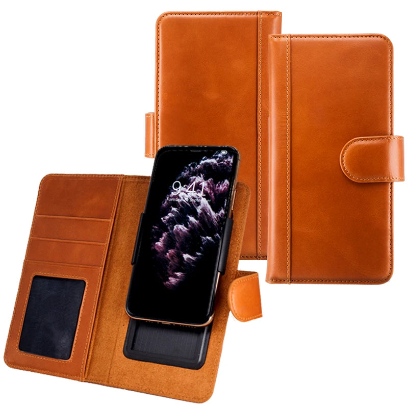 Natural Leather Phone Case for iPhone 16 Series image 6