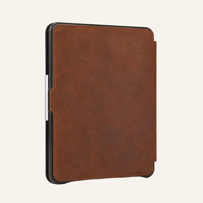 Cowhide Leather Magnetic Folio Kindle Case for Kindle Paperwhite - image 4