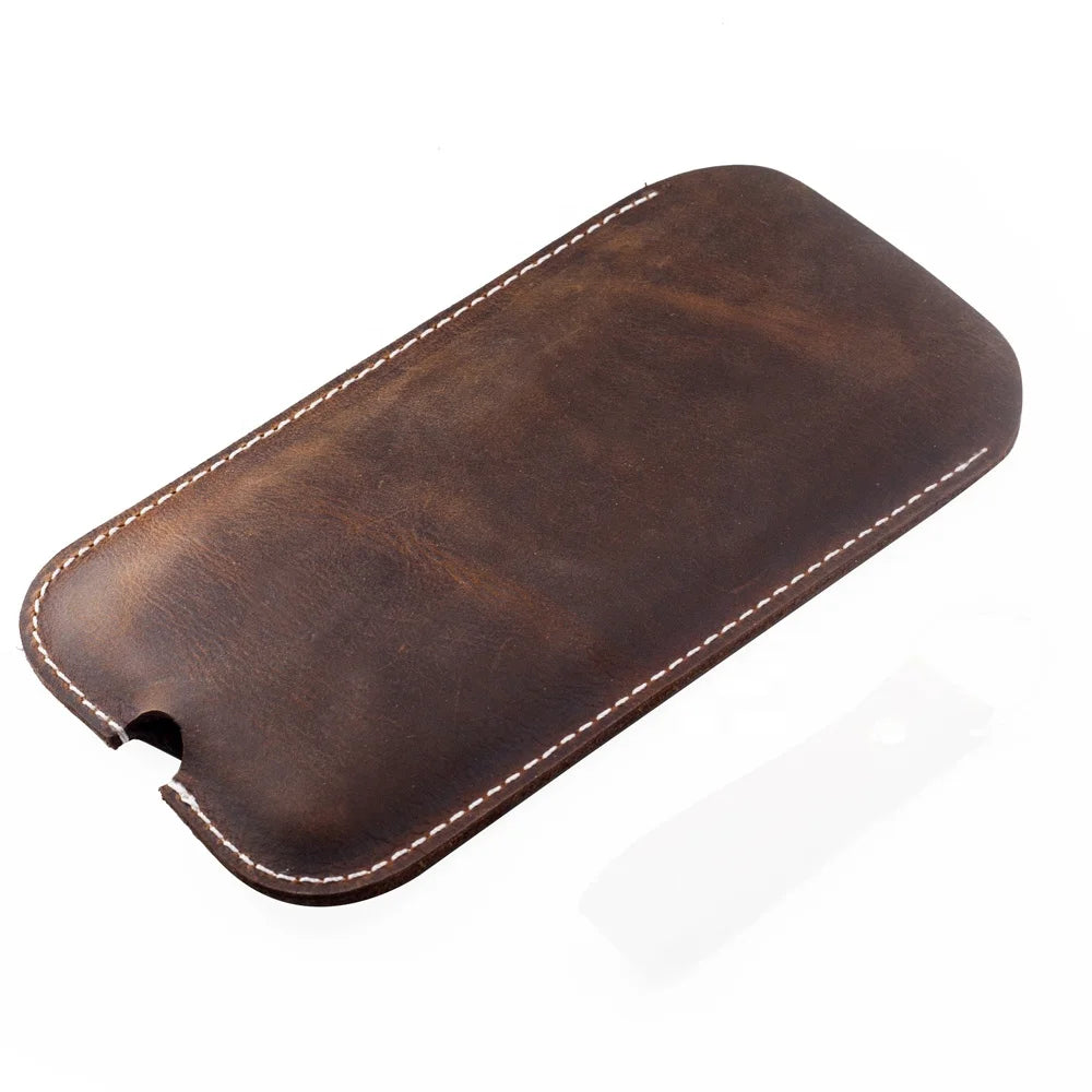 Crazy Horse Leather Phone Case for iPhone 12 Series image 4