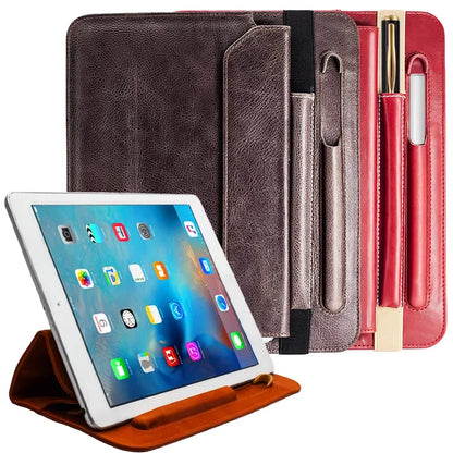 Genuine Leather Stand Folio Laptop / Tablet Sleeve for MacBook & iPad Pro - image 5