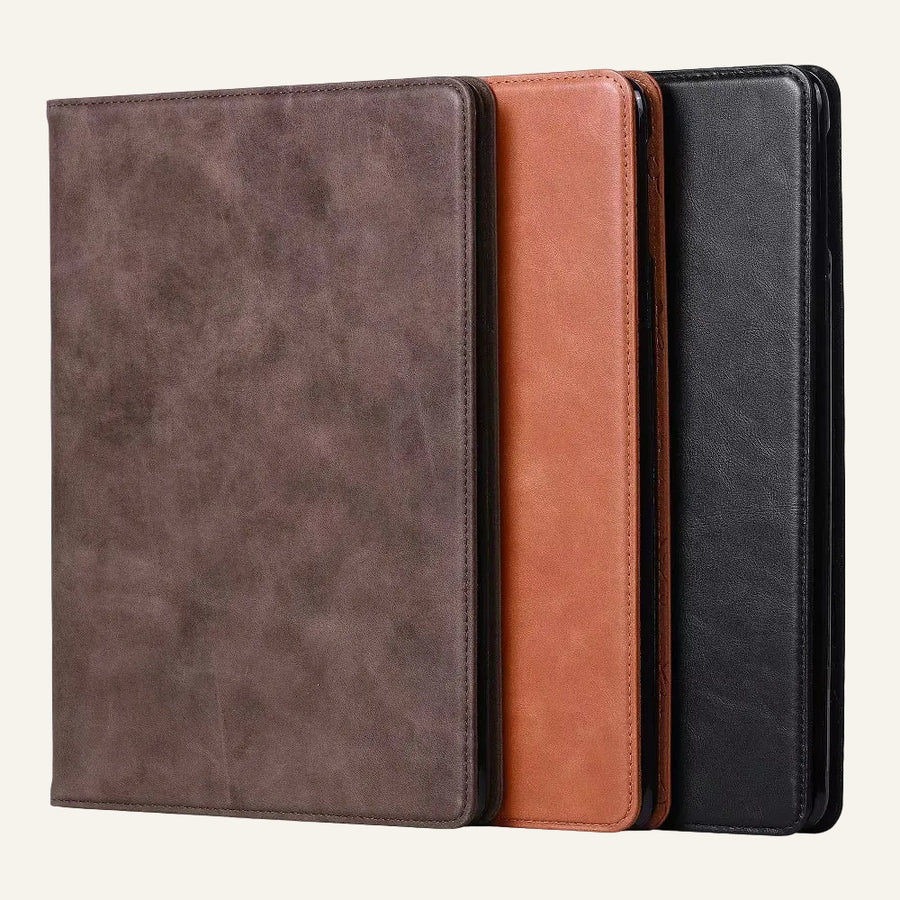 Genuine Leather Stand Folio Sleep/Wake Tablet / iPad Case for iPad Mini - image 1