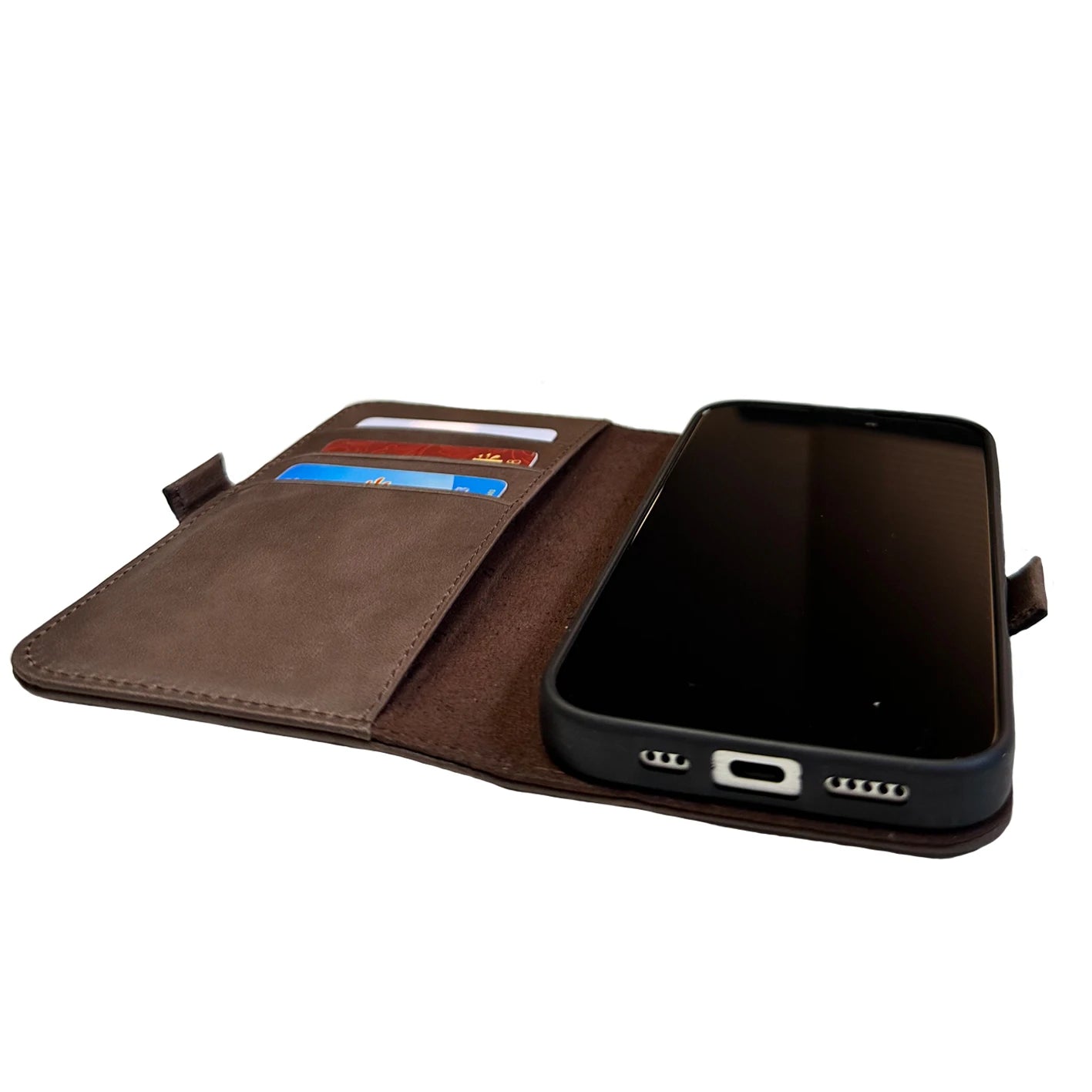 Genuine Leather Phone Case for iPhone 16 Series image 2