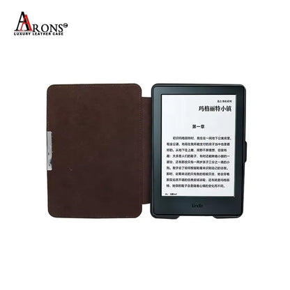Cowhide Leather Magnetic Slim Kindle Paperwhite Case - image 2