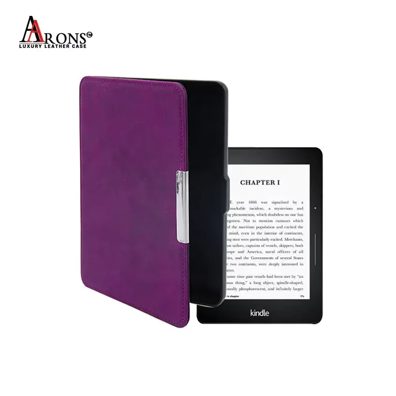 Cowhide Leather Magnetic Slim Kindle Paperwhite Case - image 3