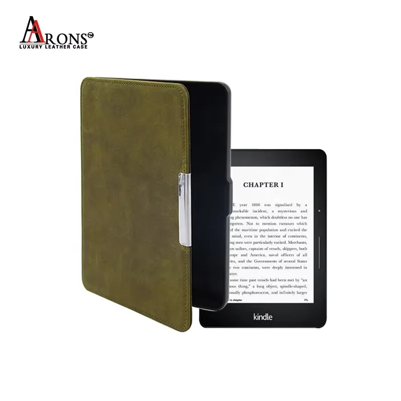 Cowhide Leather Magnetic Slim Kindle Paperwhite Case - image 4