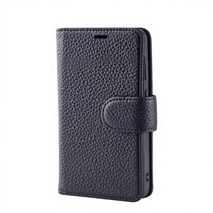 Genuine Leather Wallet Phone Case for Customizable Device Models image 2