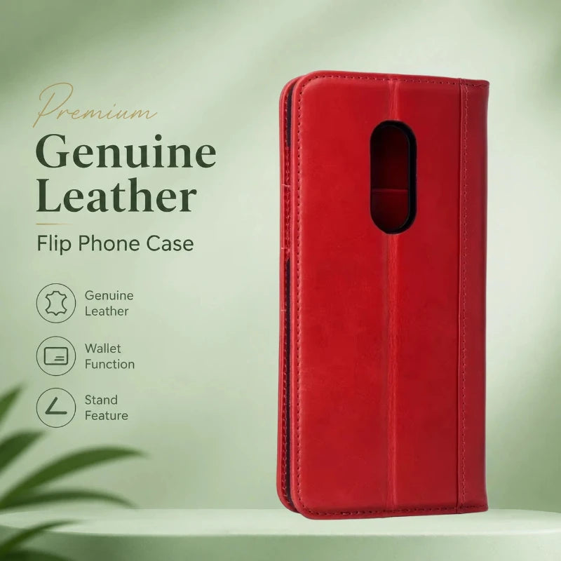 Genuine Leather Folio Wallet Phone Case for Samsung Galaxy Z Fold Series image 6