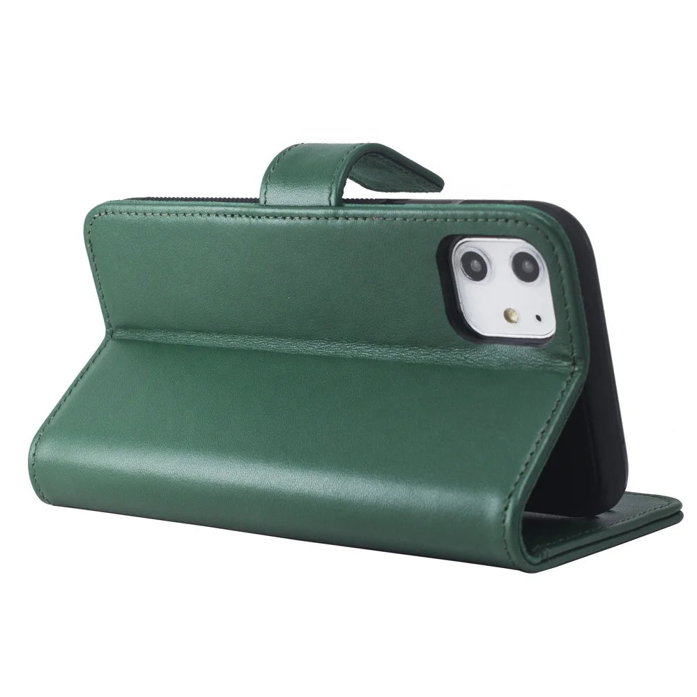 Natural Leather Folio Wallet Phone Case for Samsung Galaxy Z Fold Series image 4