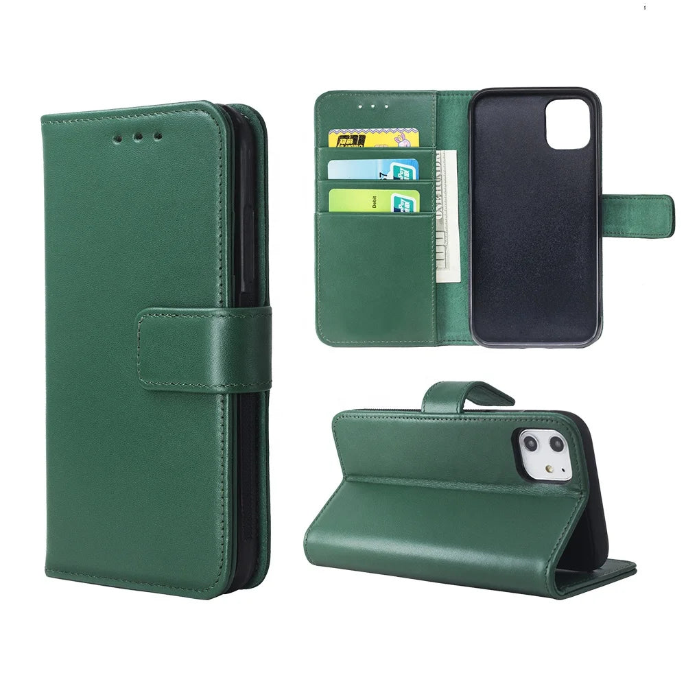 Natural Leather Folio Wallet Phone Case for Samsung Galaxy Z Fold Series image 2