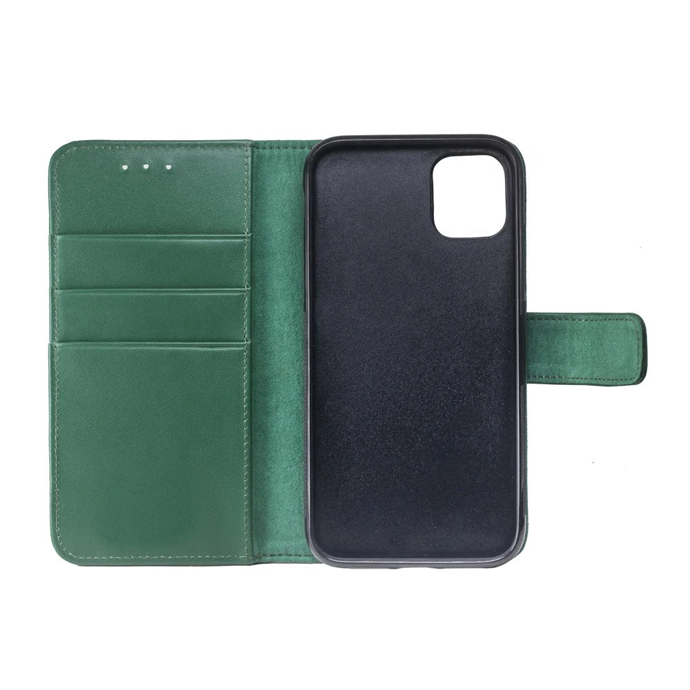 Natural Leather Folio Wallet Phone Case for Samsung Galaxy Z Fold Series image 3