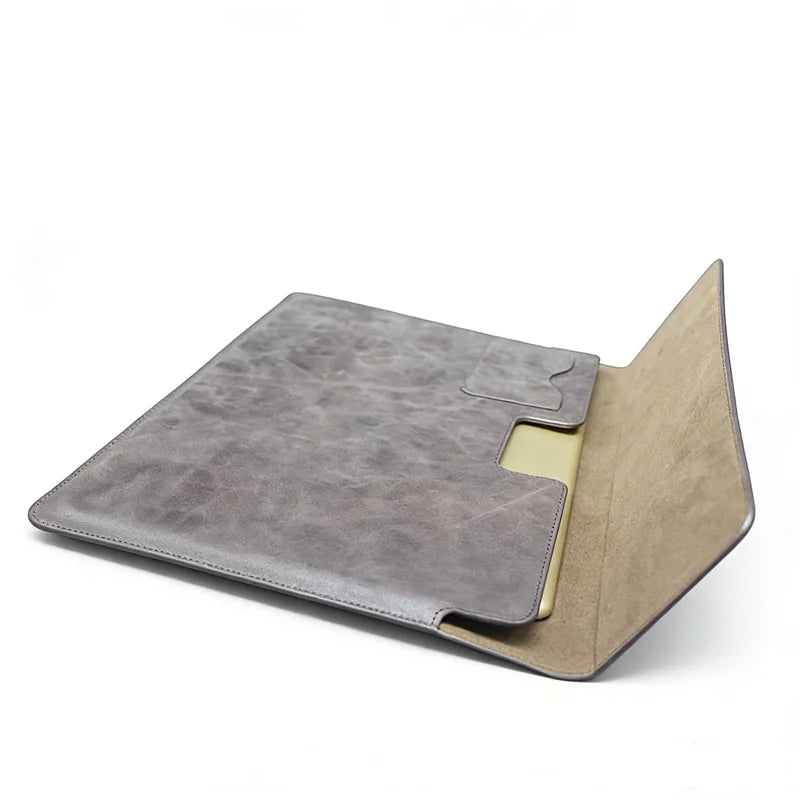 Genuine Leather Book Style Pocket Laptop / Tablet Sleeve for MacBook & iPad Pro - image 2