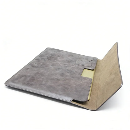 Genuine Leather Book Style Pocket Laptop / Tablet Sleeve for MacBook & iPad Pro - image 2