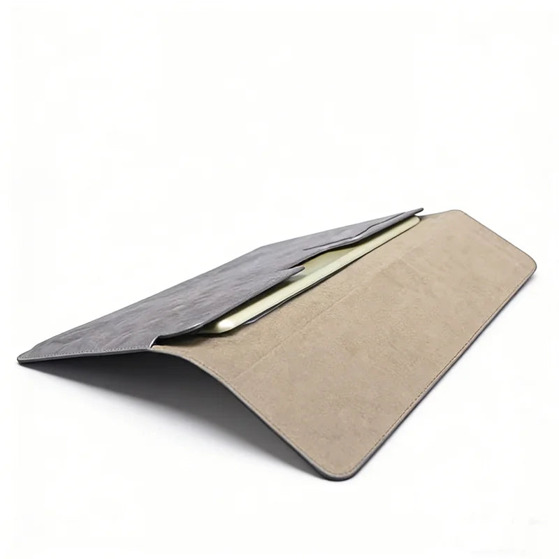 Genuine Leather Book Style Pocket Laptop / Tablet Sleeve for MacBook & iPad Pro - image 4