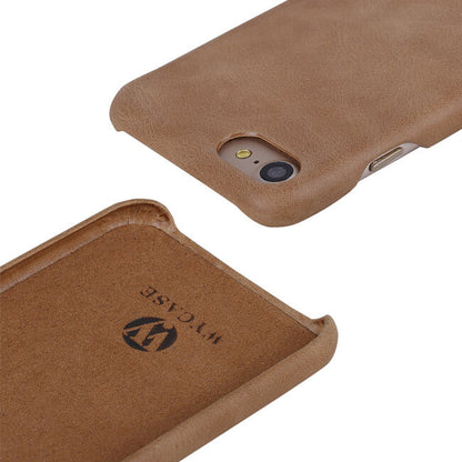 Aaronscase Brown Genuine Leather iPhone 7 Plus Case (Wholesale/Manufacturer)