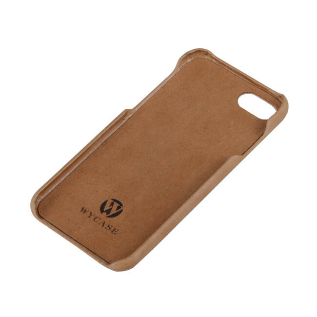 Aaronscase Brown Genuine Leather iPhone 7 Plus Case (Wholesale/Manufacturer)