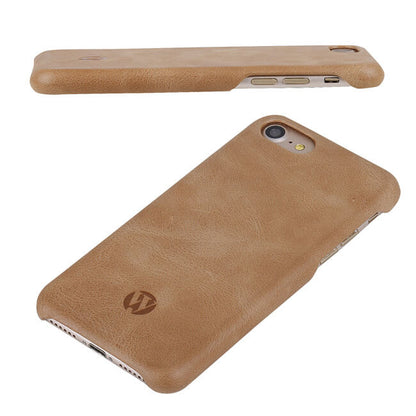 Aaronscase Brown Genuine Leather iPhone 7 Plus Case (Wholesale/Manufacturer)