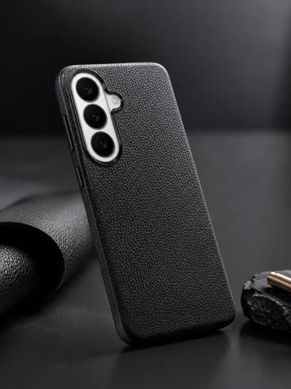 Top-Grain Leather Phone Case for Samsung Galaxy S26 Series image 2